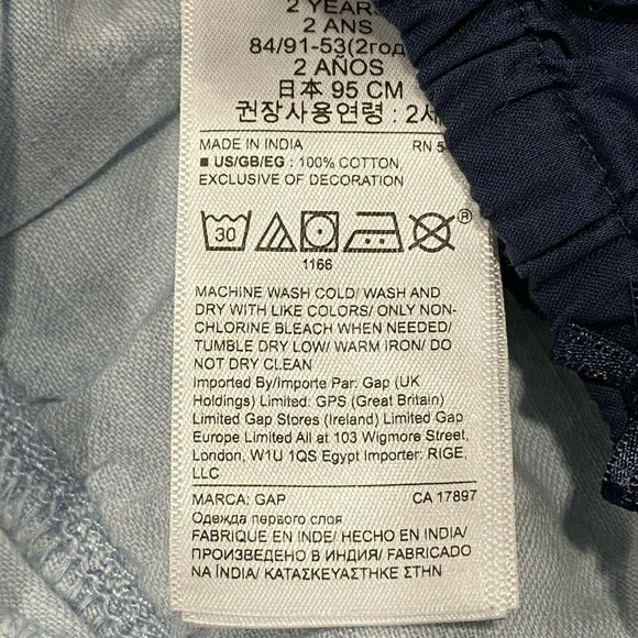 NWT GAP Baby Girl Tiered Ruffle Summer Dress Sz 2T Light Blue Sleeveless #576335 - Picture 5 of 7